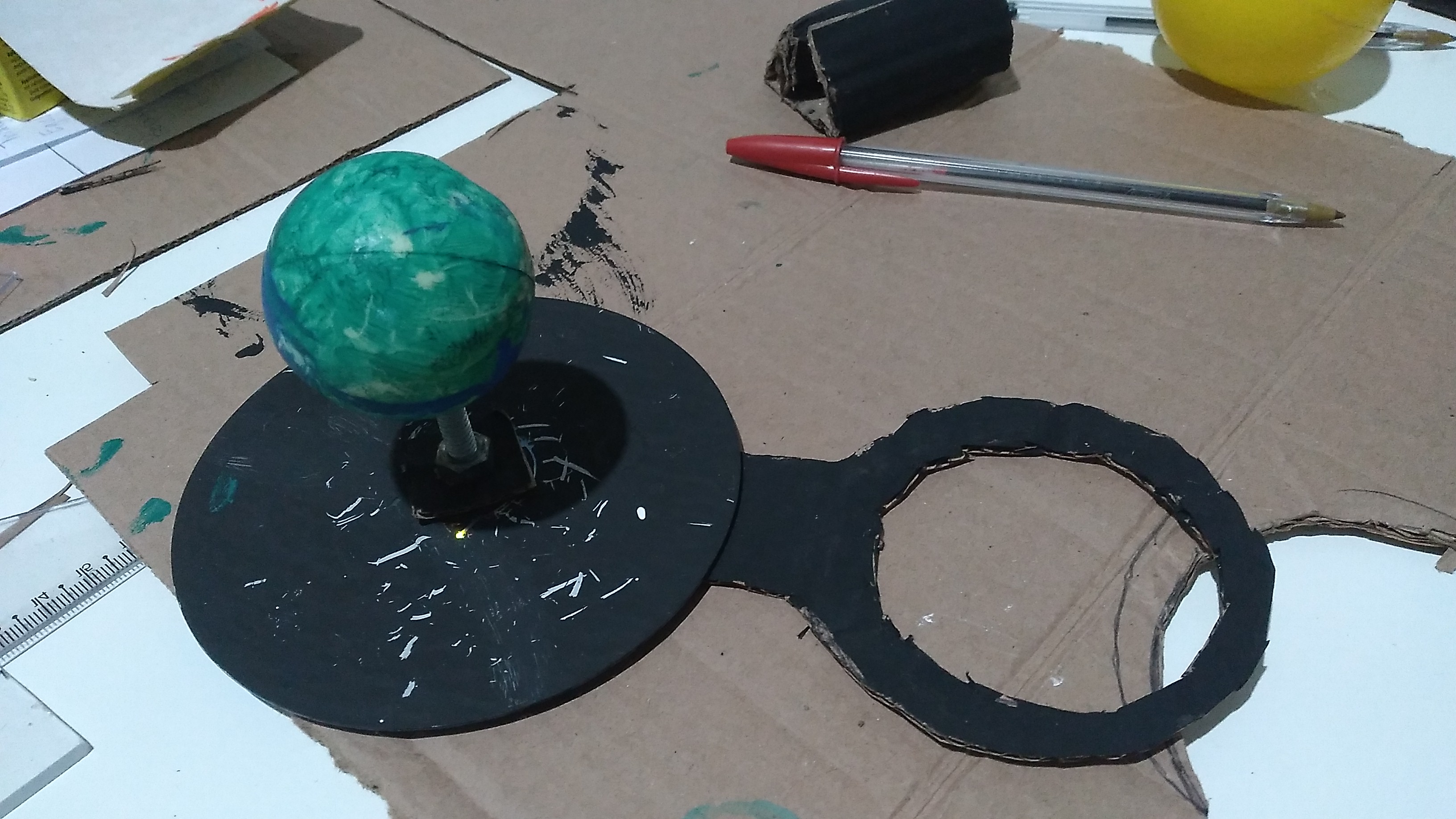 Planetário em fase avançada